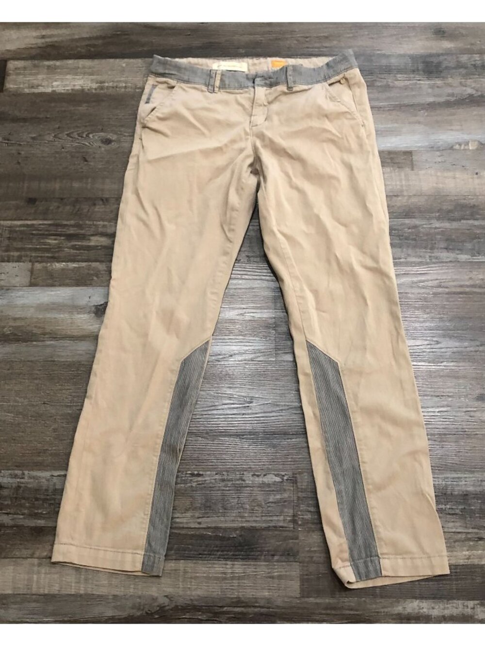 Pilcro and the Letterpress Hyphen Chino Pants Size 32x30 Brown Flat Front